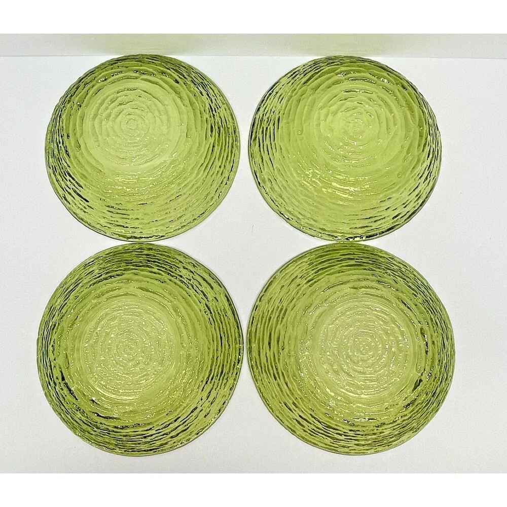 Vintage Anchor Hocking Soreno Avocado Set of 4-6